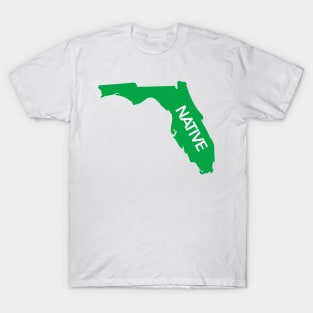 Florida Native FL Green T-Shirt